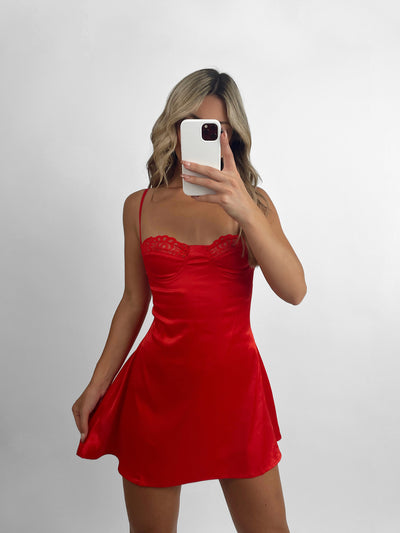Angel Energy Dress // Red