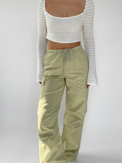 Lover Boy Cargo Pants // Sage