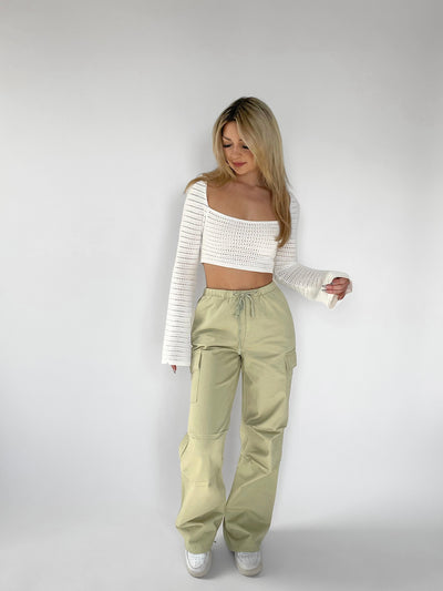 Lover Boy Cargo Pants // Sage