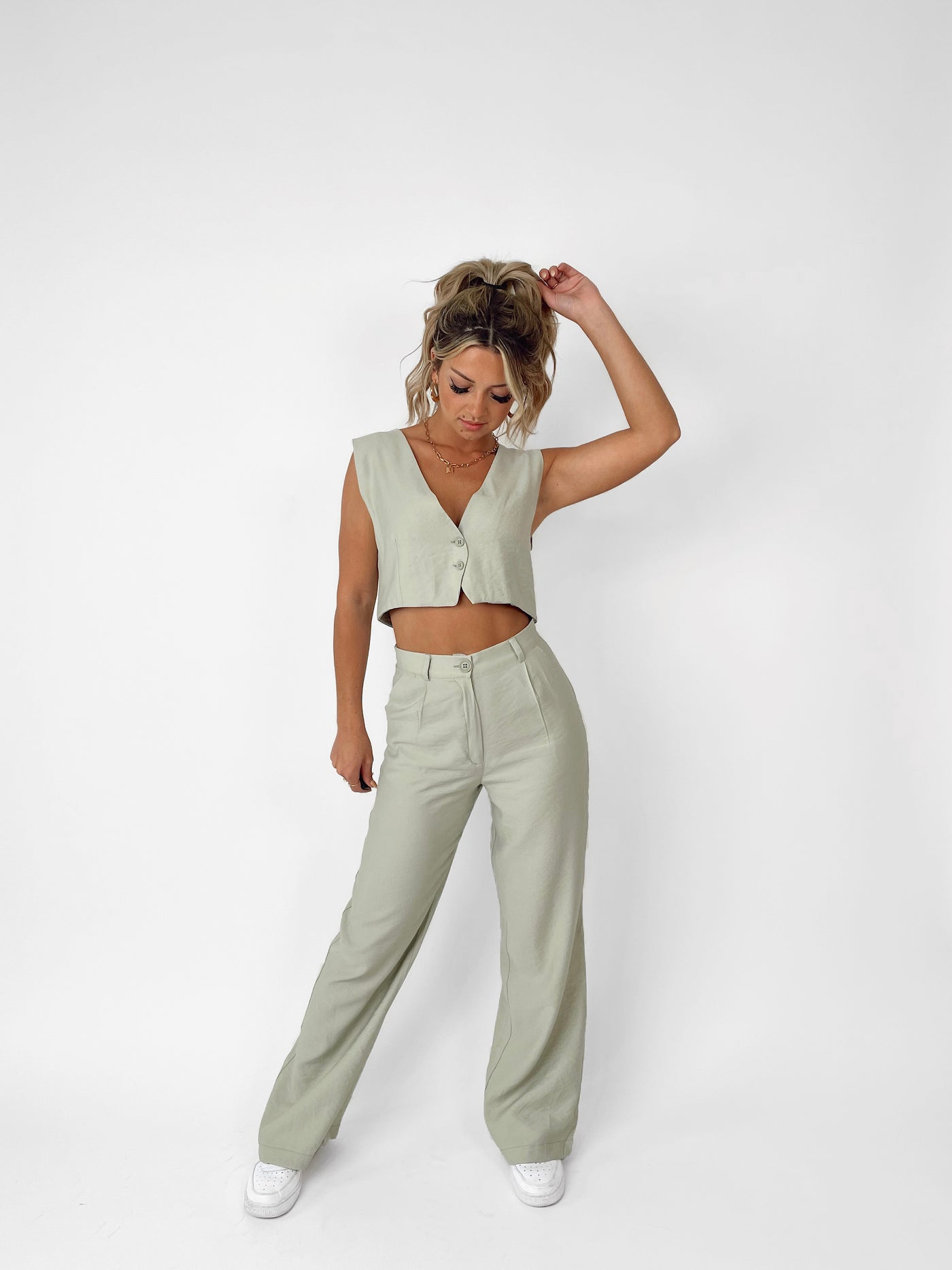 Oxford Set // Sage
