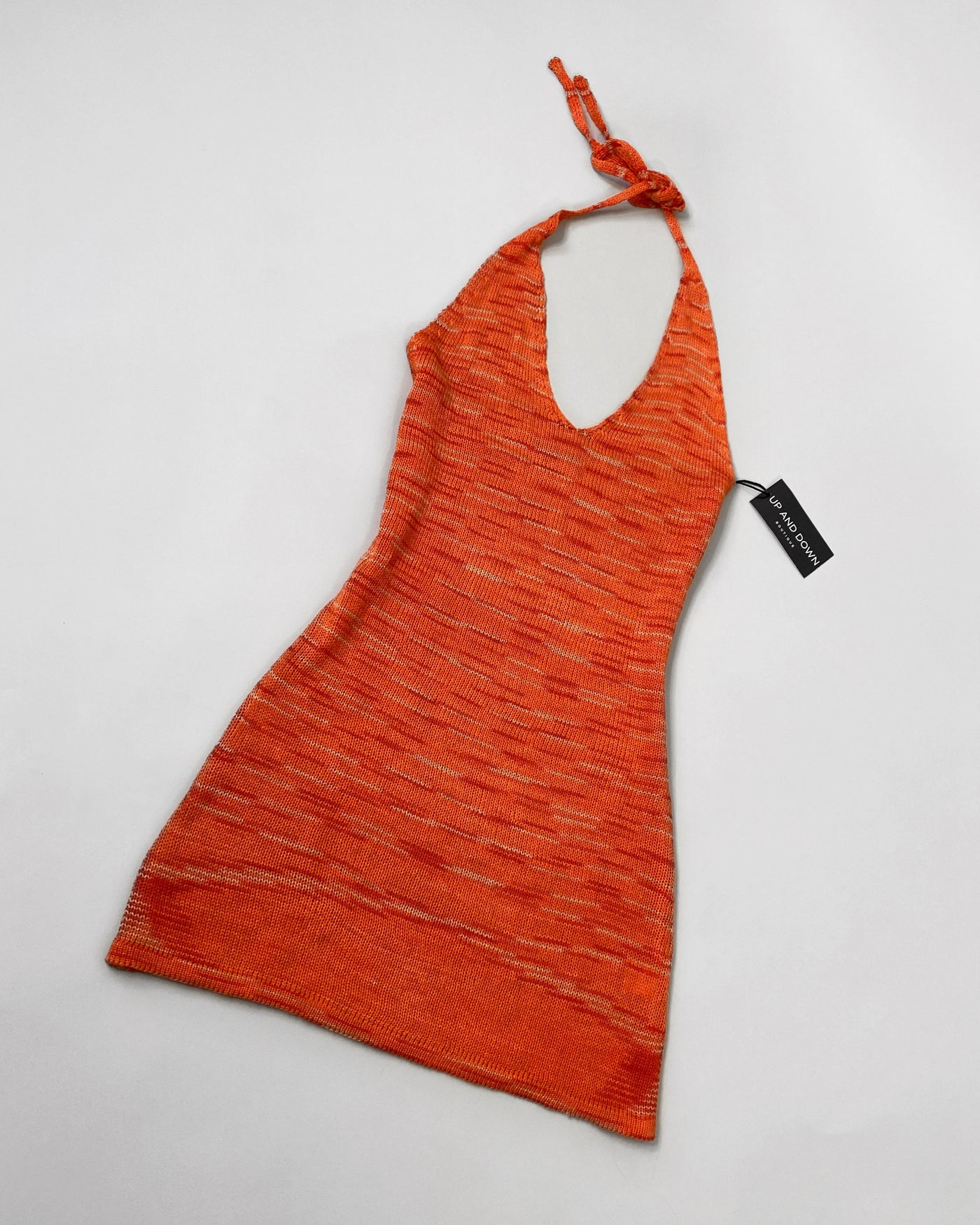 Daphne Knit Dress High Back // Tangerine